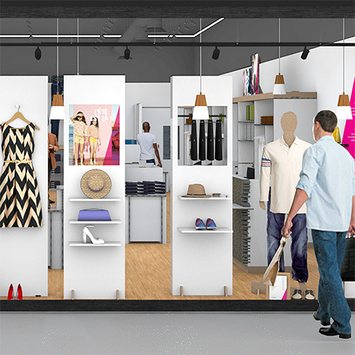 visuel aushopping cle en main